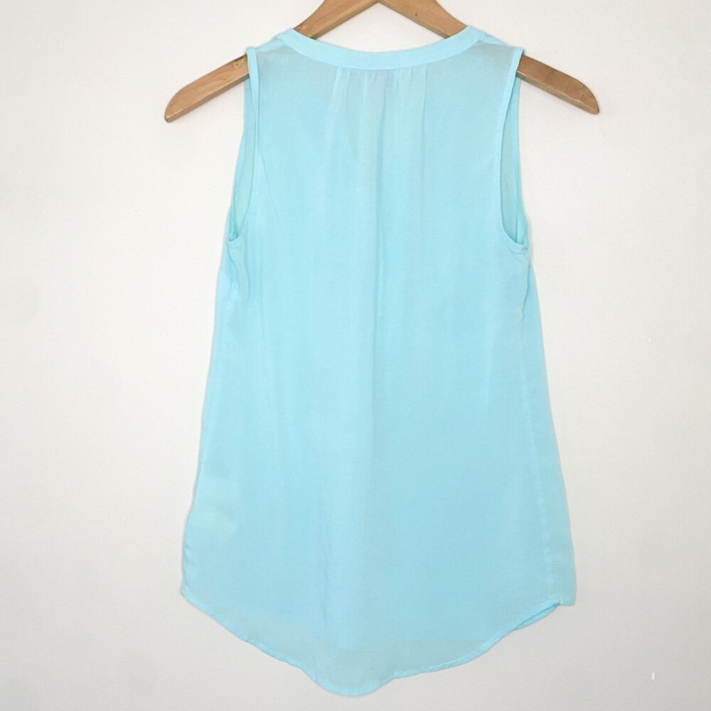 Lilly Pulitzer Stacey Sleeveless Top - Serene Blue XXS‎ - Picture 5 of 5